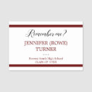 Search for red name tags Minimalist