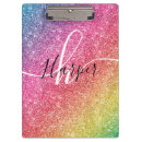 Search for rainbow clipboards Glitter