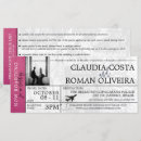 Search for boarding pass invitations Travel