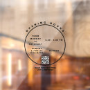 Search for store hours business window decals Shop