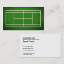 Search for tennis coach business cards Court