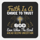 Search for trust in god stickers Church