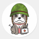 Search for military dog stickers Puppy