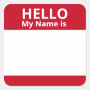 Search for class reunions stickers Hello my name is