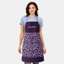Search for purple leopard aprons Girly