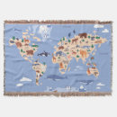 Search for world map blankets Wanderlust