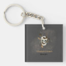 Search for skull with butterflies key rings Flowers
