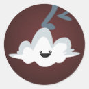 Search for red clouds stickers Blue