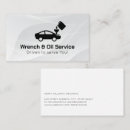 Search for oil change business cards Mechanic