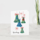 Search for retro bells christmas cards Santa claus