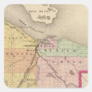 Search for michigan map stickers Lithographed