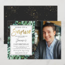 Search for surprise retirement birthday invitations Gold