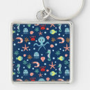 Search for child square key rings Blue