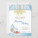 Search for paris tea party invitations Blue