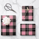 Search for vintage pink wrapping paper Plaid