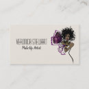 Search for curly hair business cards Beauty