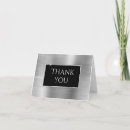 Search for black silver thank you cards Minimalist