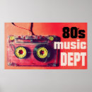 Search for retro 80s posters Music