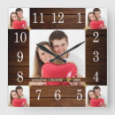 Search for rustic wood clocks Photo collage