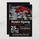 Search for mystery dinner invitations Murder mystery party