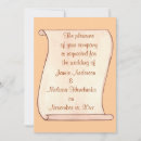 Search for scroll wedding invitations Beige