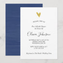 Search for navy and gold bridal shower invitations Chic