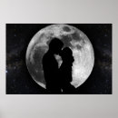 Search for moon lover posters Silhouette