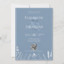 Search for blue floral border invitations Classic