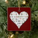 Search for people christmas tree decorations Heart