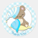 Search for blue gingham baby shower stickers Pattern