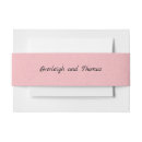 Search for kraft invitation belly bands Rustic