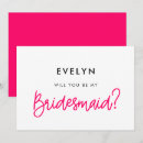 Search for calligraphy bridesmaid cards Handwritten