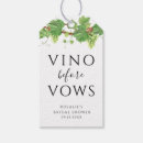 Search for wine gift tags Vino before vows