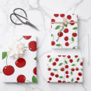 Search for food design wrapping paper Cherry