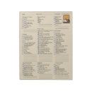 Search for checklist notepads Packing