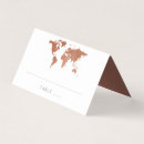 Search for travel wedding place cards Globe