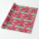 Search for poinsettia wrapping paper Vintage