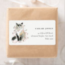 Search for pun return address labels Watercolor