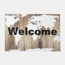 Search for world map doormats Wanderlust