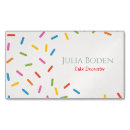 Search for sprinkles business cards Cake decorator