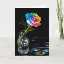 Search for rainbow rose cards Vintage