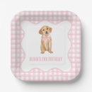 Search for pink plaid plates For kids