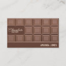 Search for chocolate business cards Professional