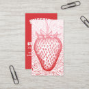 Search for strawberry business cards Farmers market