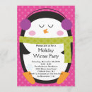 Search for penguin christmas invitations Children
