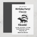 Search for skunk invitations Cute