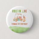 Search for hole in one badges First birthday