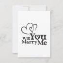 Search for proposing cards Will you marry me