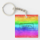 Search for rainbow paint key rings Watercolor