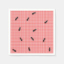 Search for red and white gingham napkins Summer
